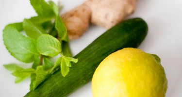 Система похудения на основе имбиря, лимона и огурцов