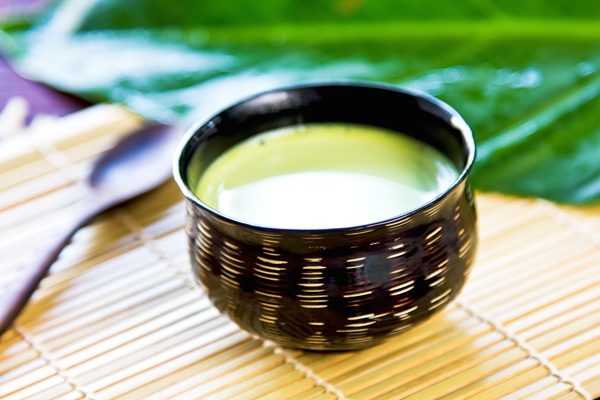 зеленый чай с молоком для похудения, фото